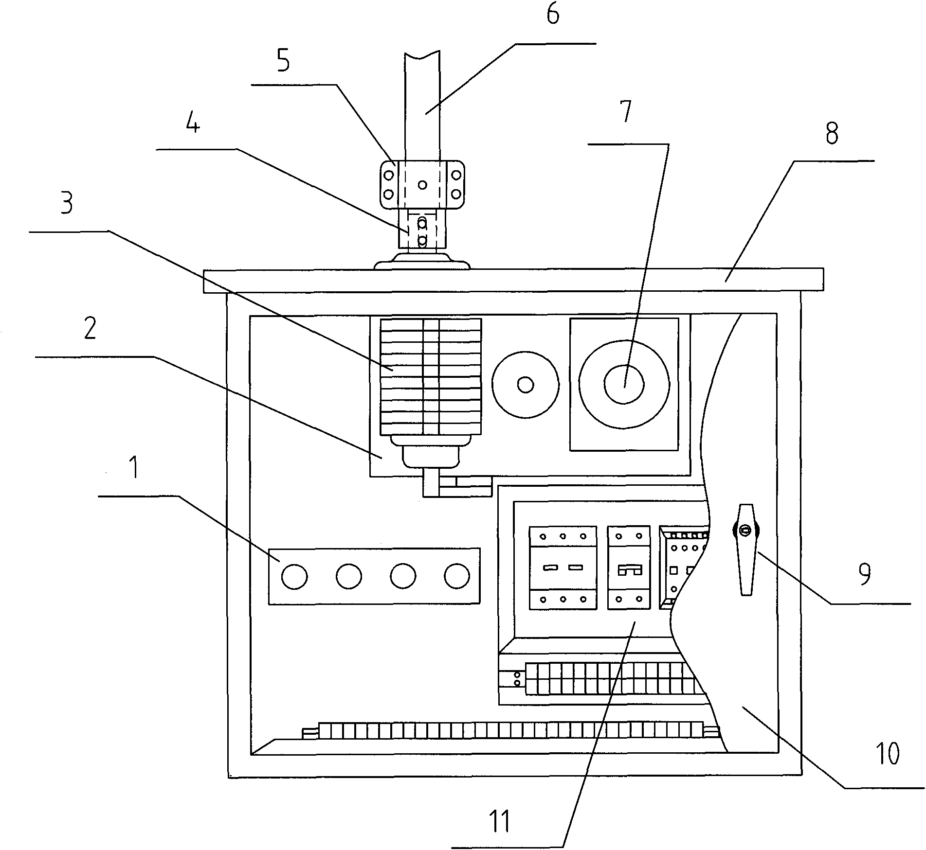 Electric operating mechanism of high-voltage isolating switch
