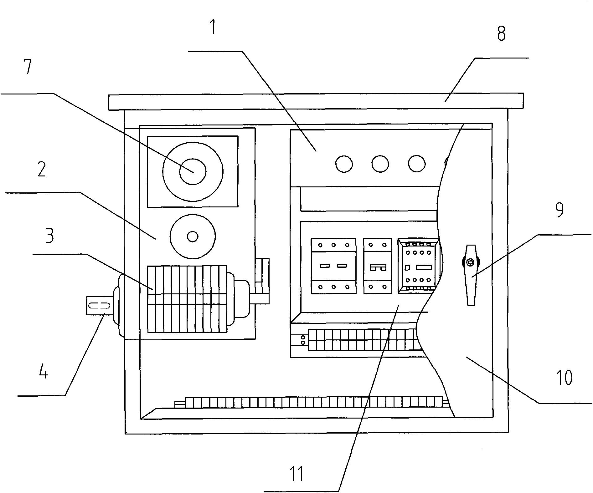 Electric operating mechanism of high-voltage isolating switch