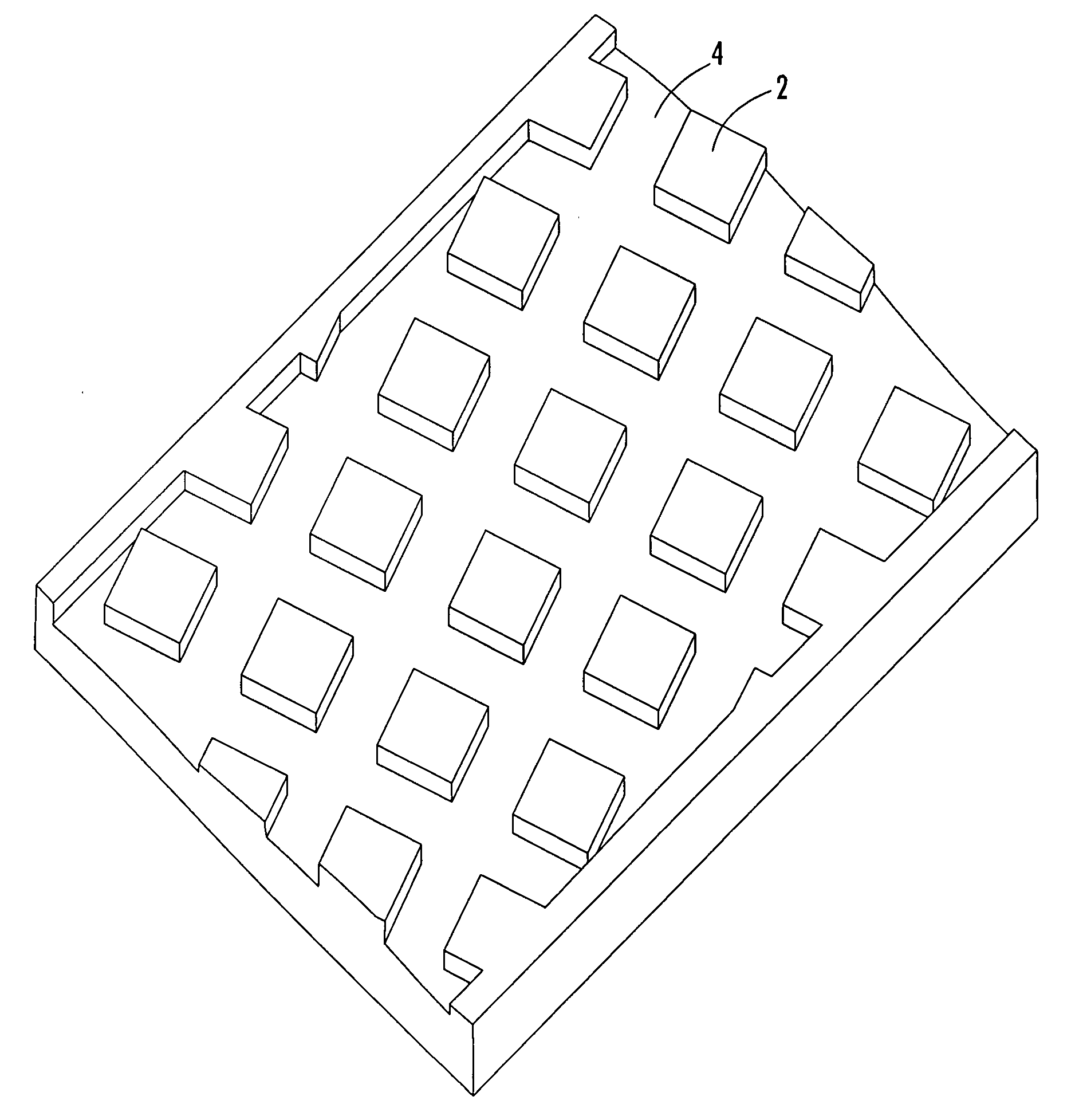 Ceramic matrix composite abradable via reduction of surface area