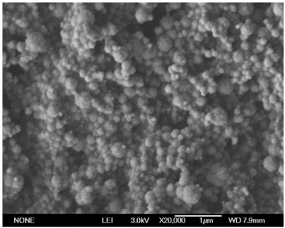 Method for promoting granulation of flocculent activated sludge by applying nano magnet