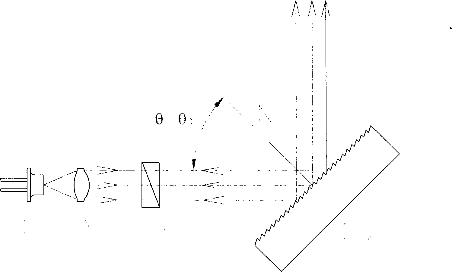 Grating external cavity semiconductor laser