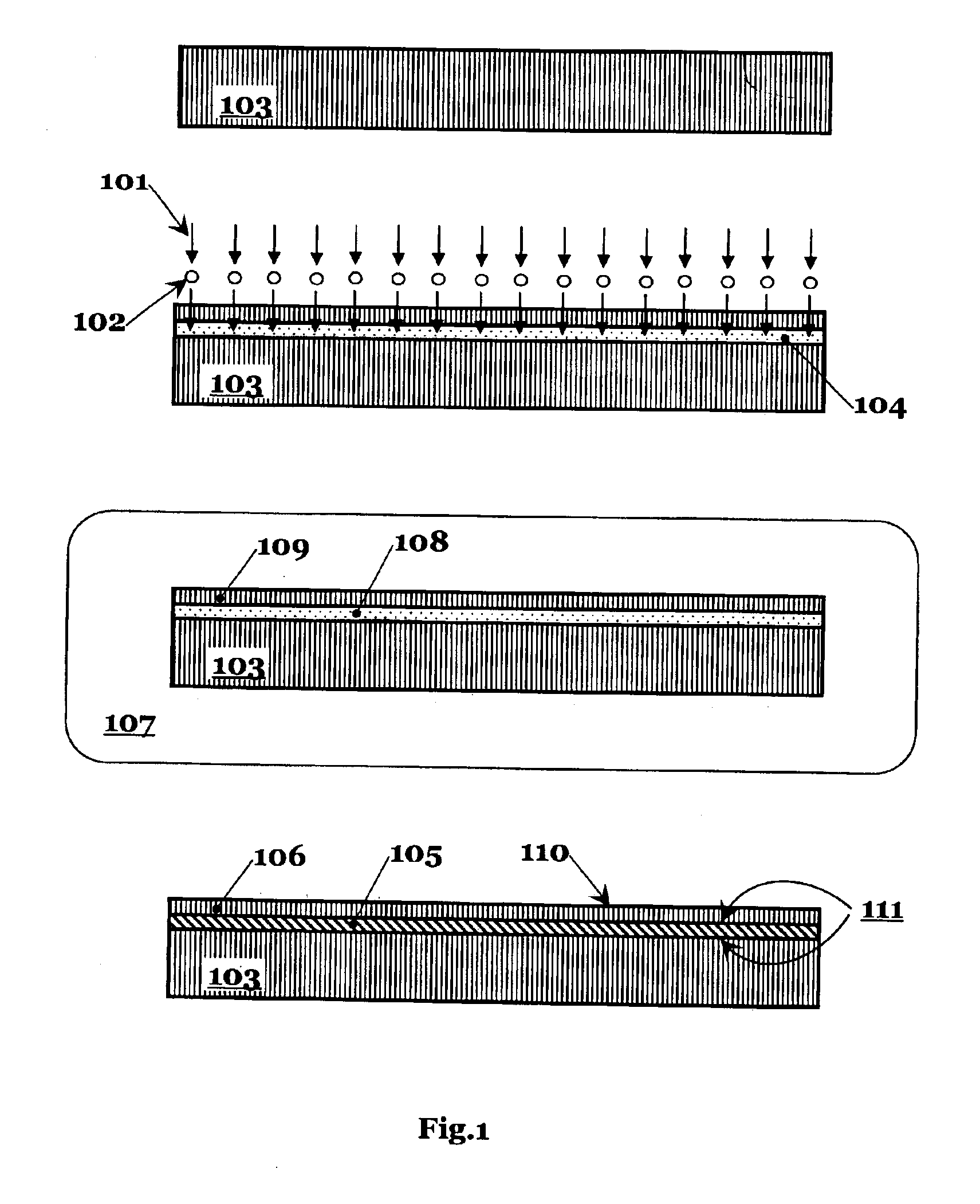 Method of making starting material for chip fabrication comprising a buried silicon nitride layer