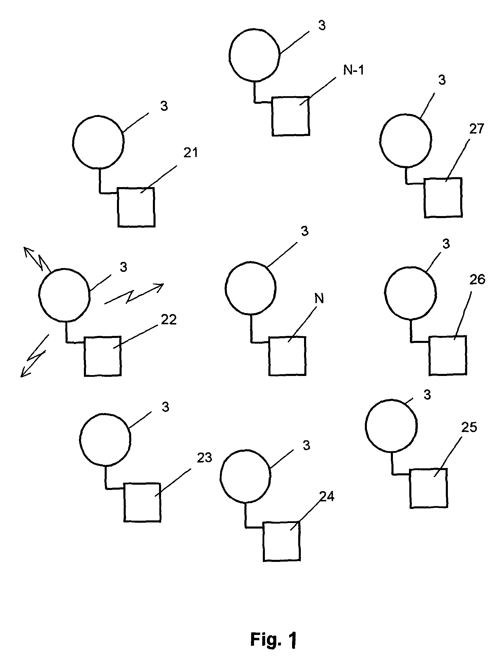 Method for radio communication in a wireless local area network wireless local area network and transceiving device