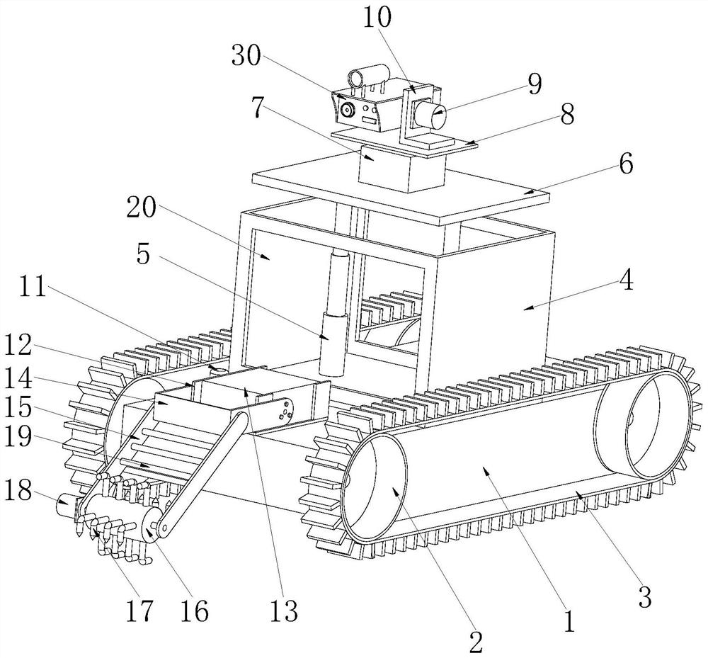 Climbing survey robot suitable for various terrains