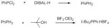 A method for synthesizing di-tert-butylphenylphosphonium tetrafluoroborate