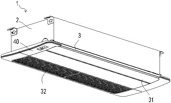 Installation device for human body sensor and air conditioner