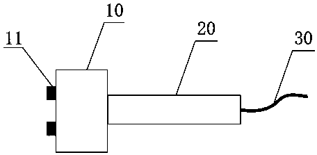 Self-identifying combined type multifunctional therapeutic probe