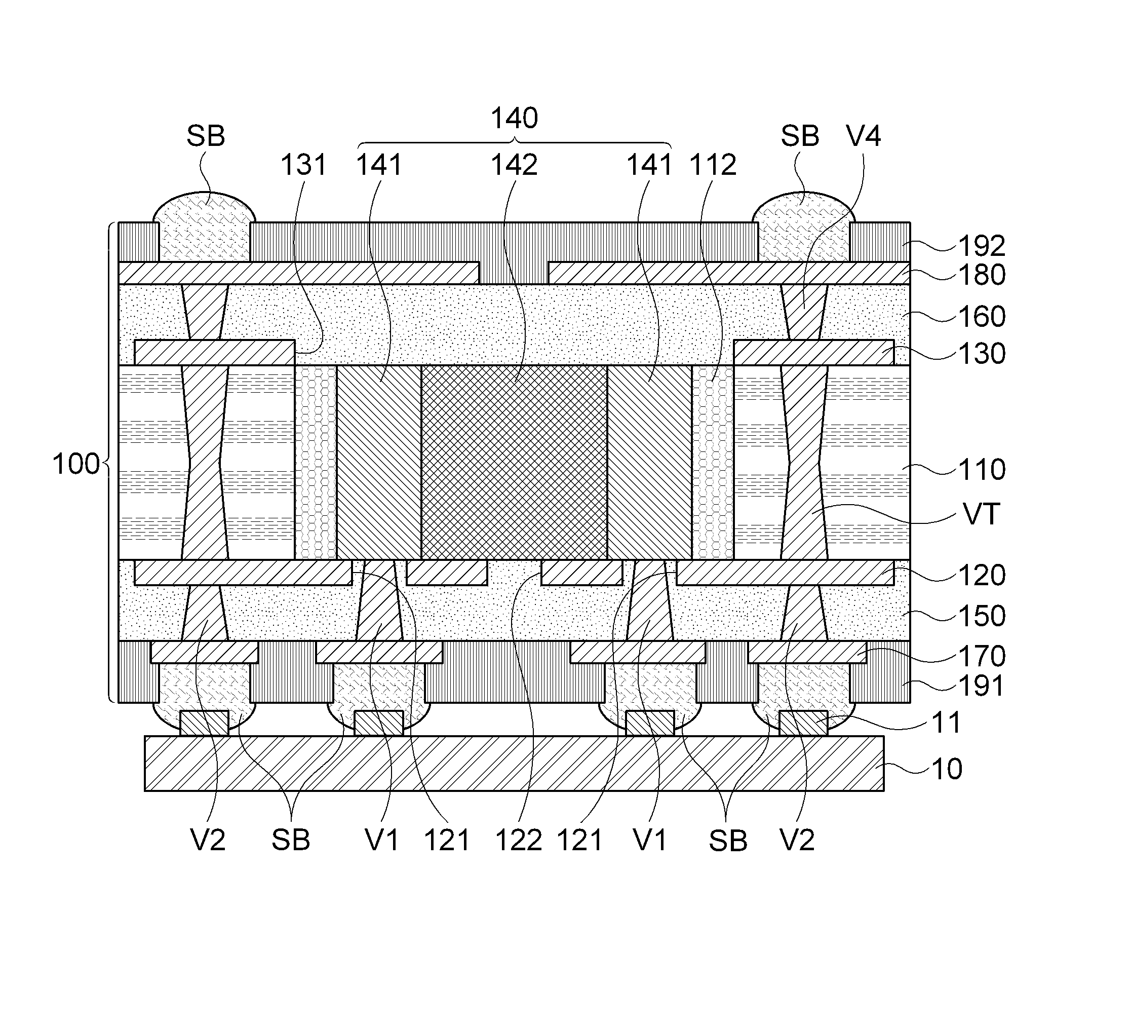 Electronic component embedded substrate and manufacturing method thereof