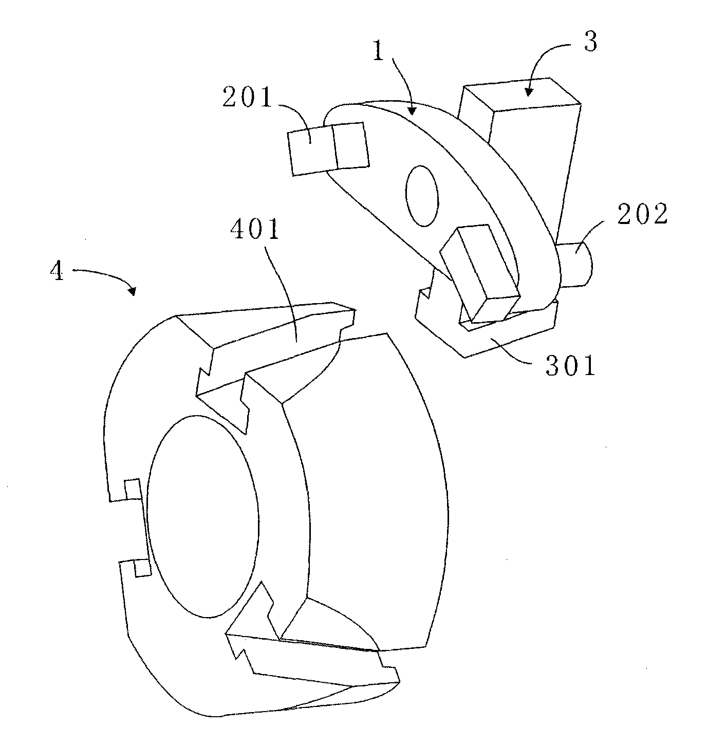 Six-claw double-linkage self-centering chuck