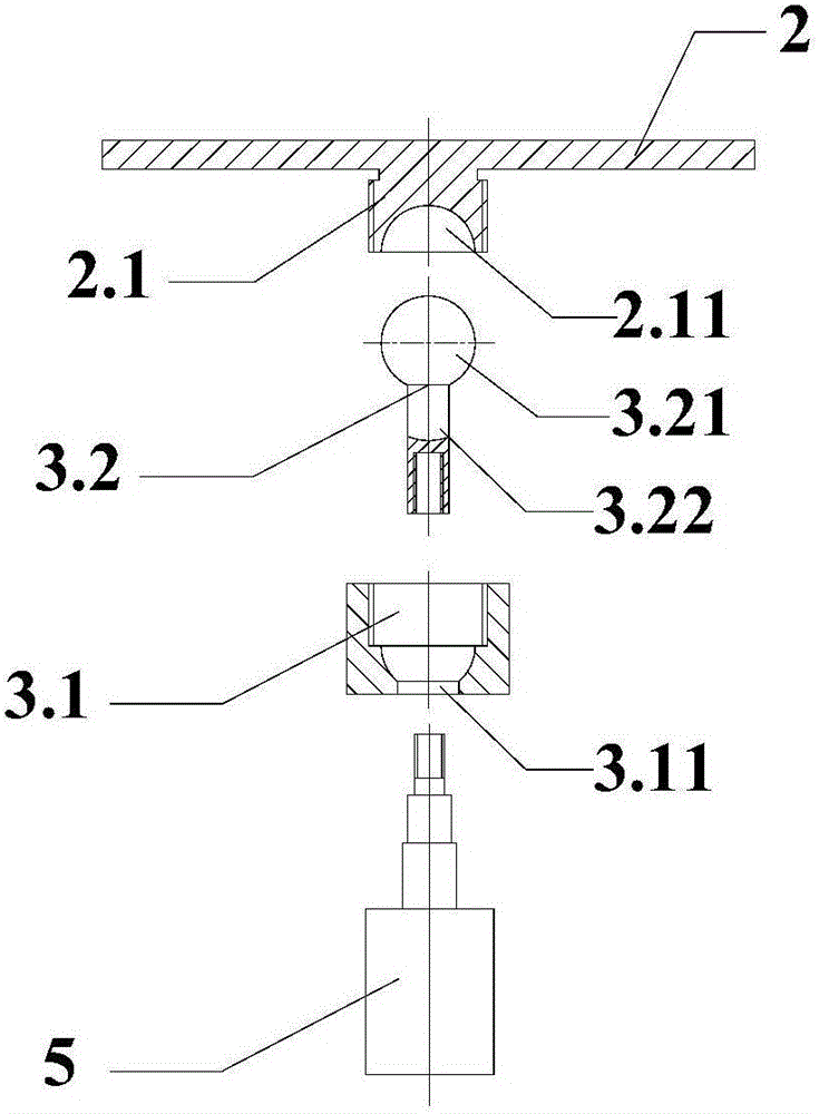 Regular-hexagon universal movable bottom plate system in sedimentary simulation experiment device