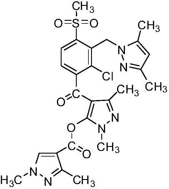 Triazole sulcotrione polymorph B, preparation method thereof and application