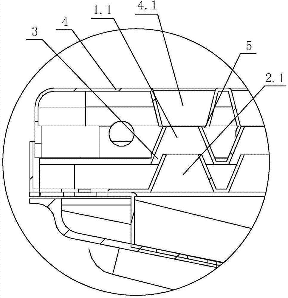 Convex hole plate type combustor