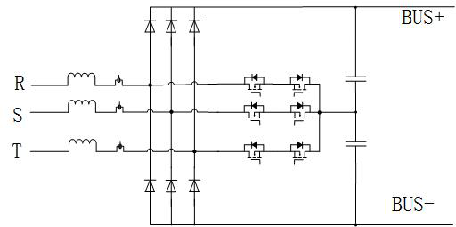 Three-phase buck-boost rectification converter and control method thereof