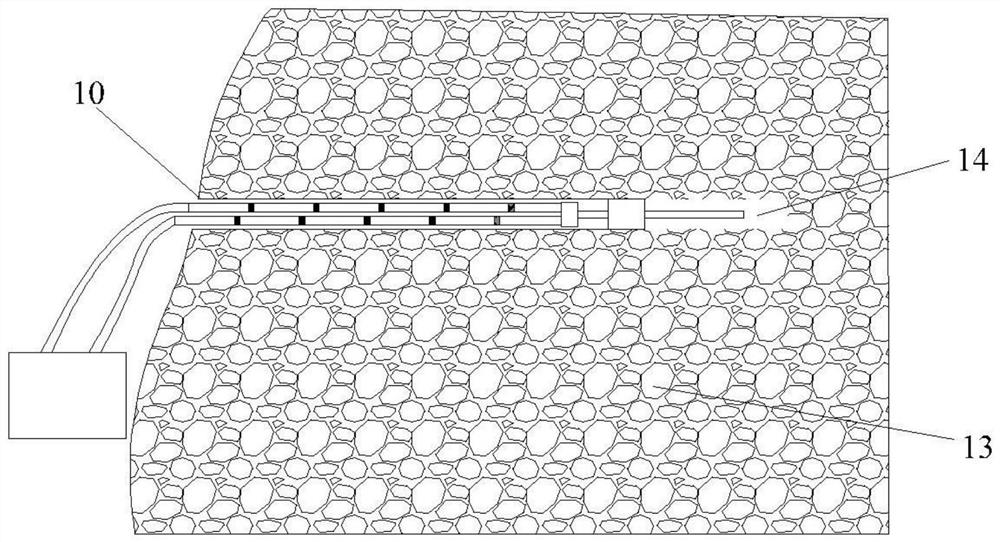 Coal and rock mass deep hole subsection grouting reinforcement device and reinforcement method