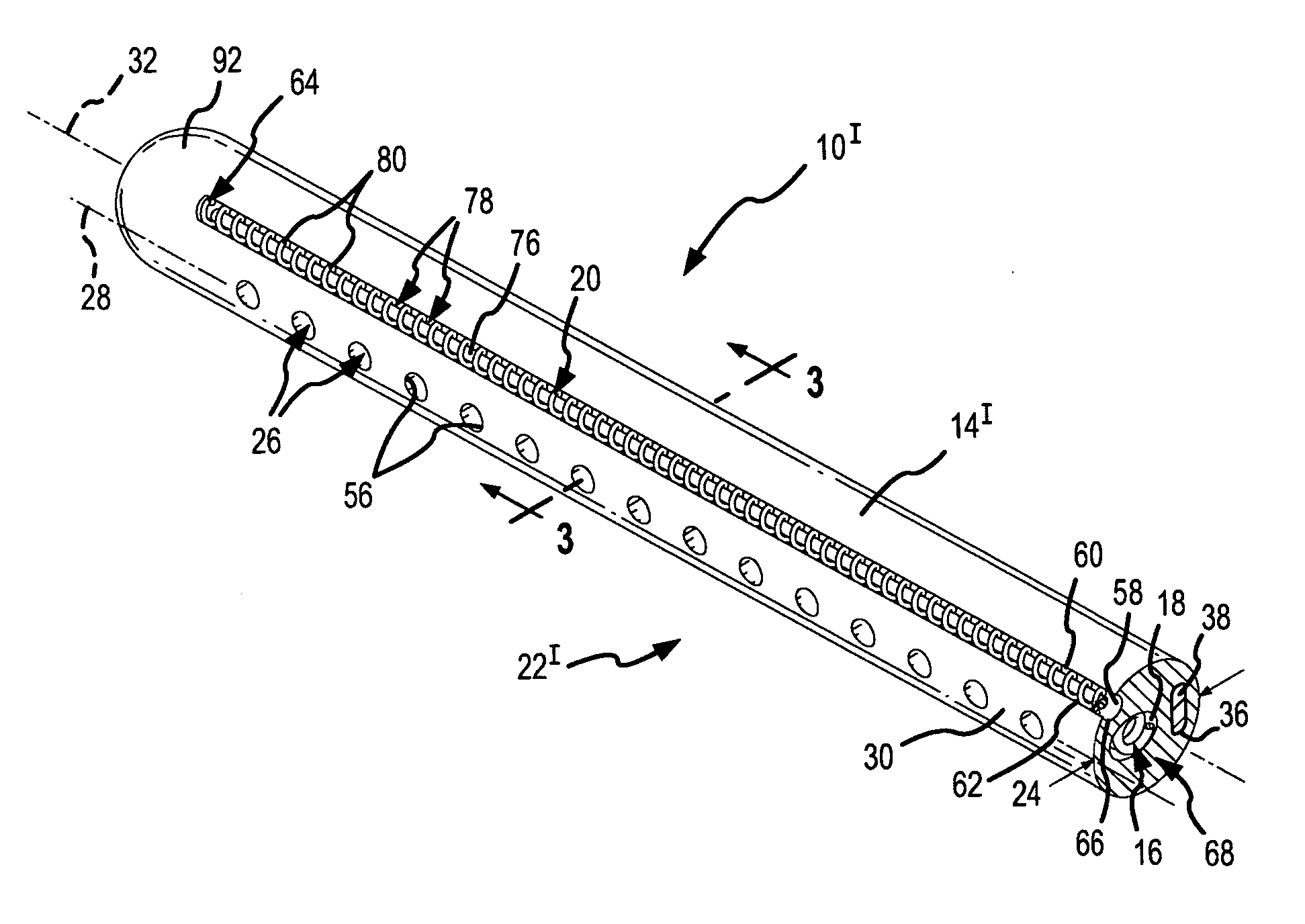 Multipolar, virtual-electrode catheter with at least one surface electrode and method for ablation