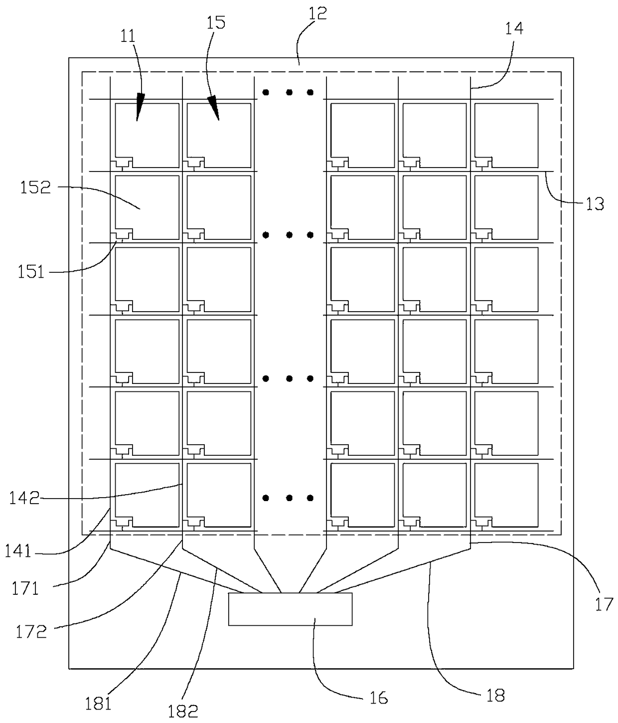 Array substrate and display panel using same