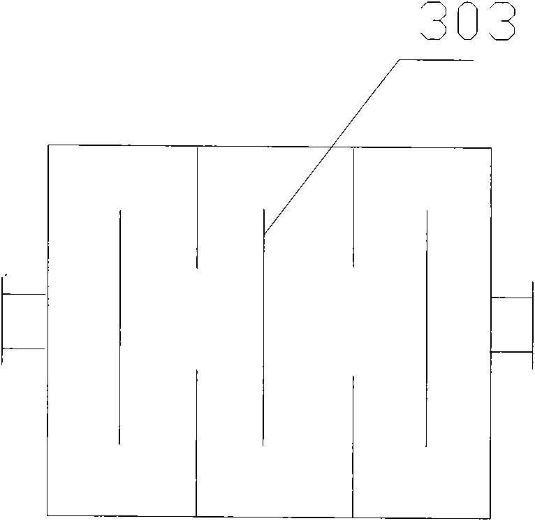 Combined-type advective biochemical sewage treatment device