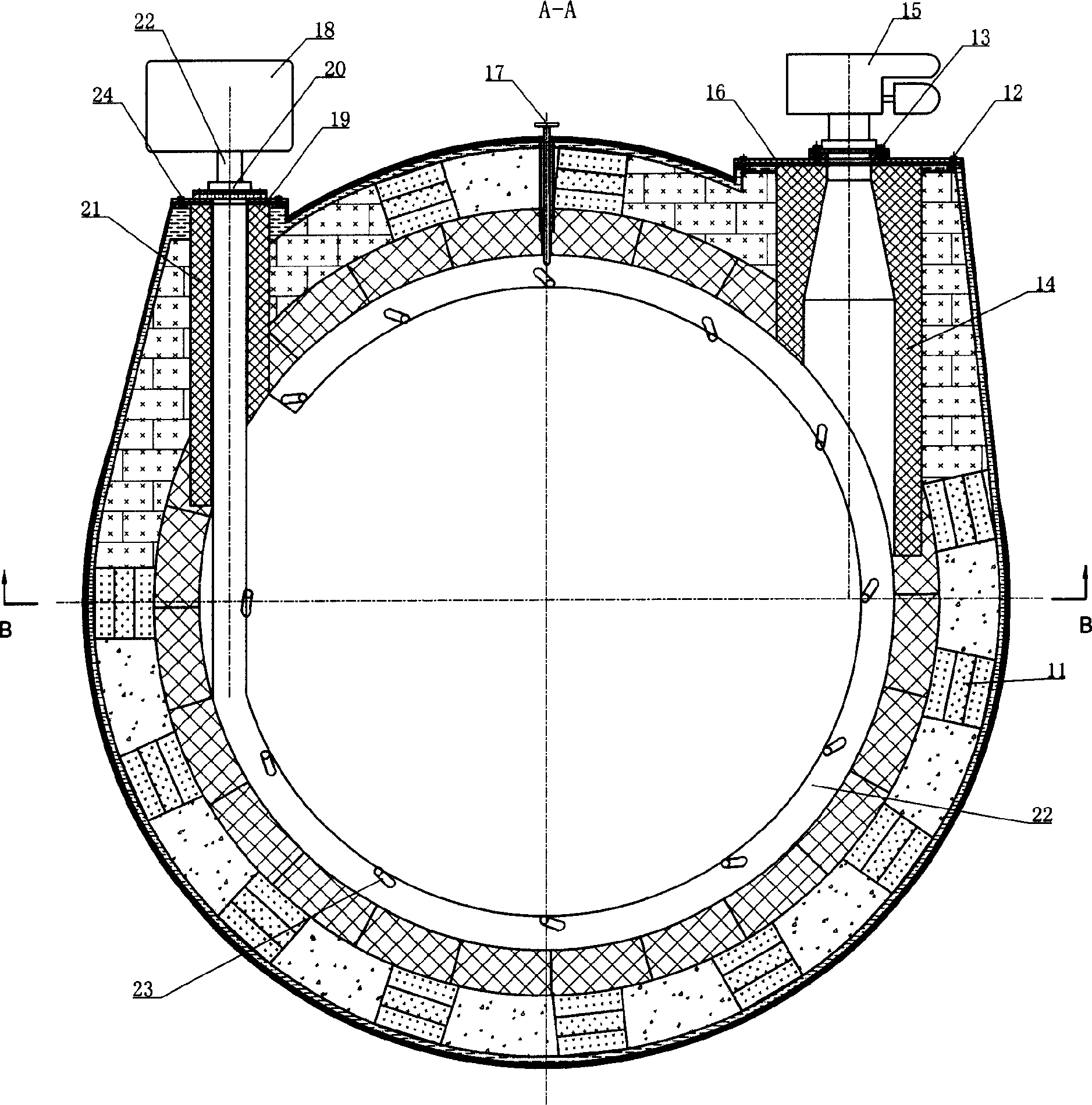 Strong malleableizing technique for tire mold and equipment