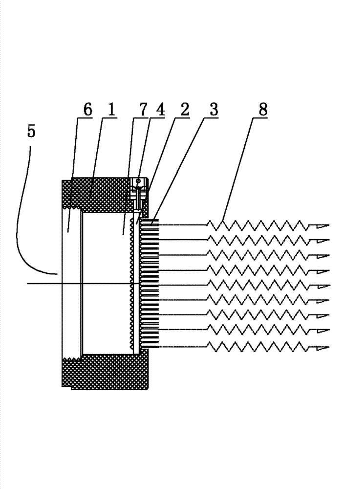 Spraying nozzle device for electrostatic spinning