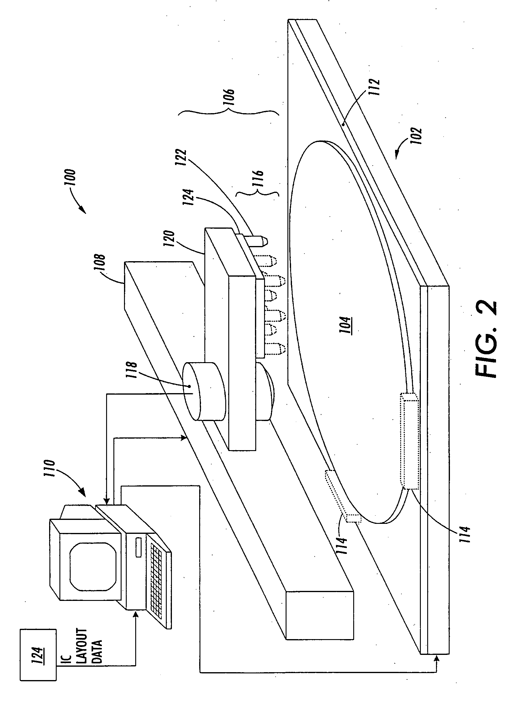 Method and system for patterning a mask layer