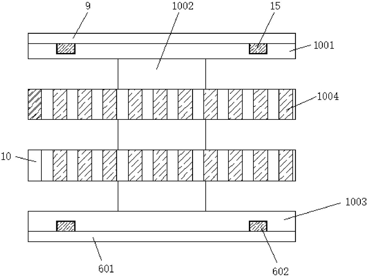 Rubber hose fixing rack capable of preventing hydraulic rubber hose from being damaged and hose winding device of fixing rack