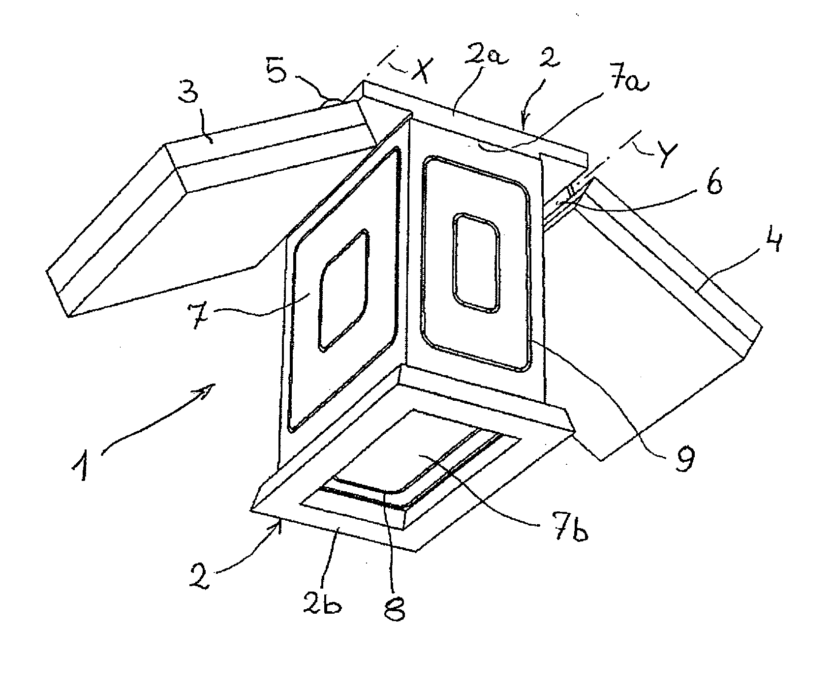 Miniaturized generator with oscillating magnets for the production of electric energy from vibrations