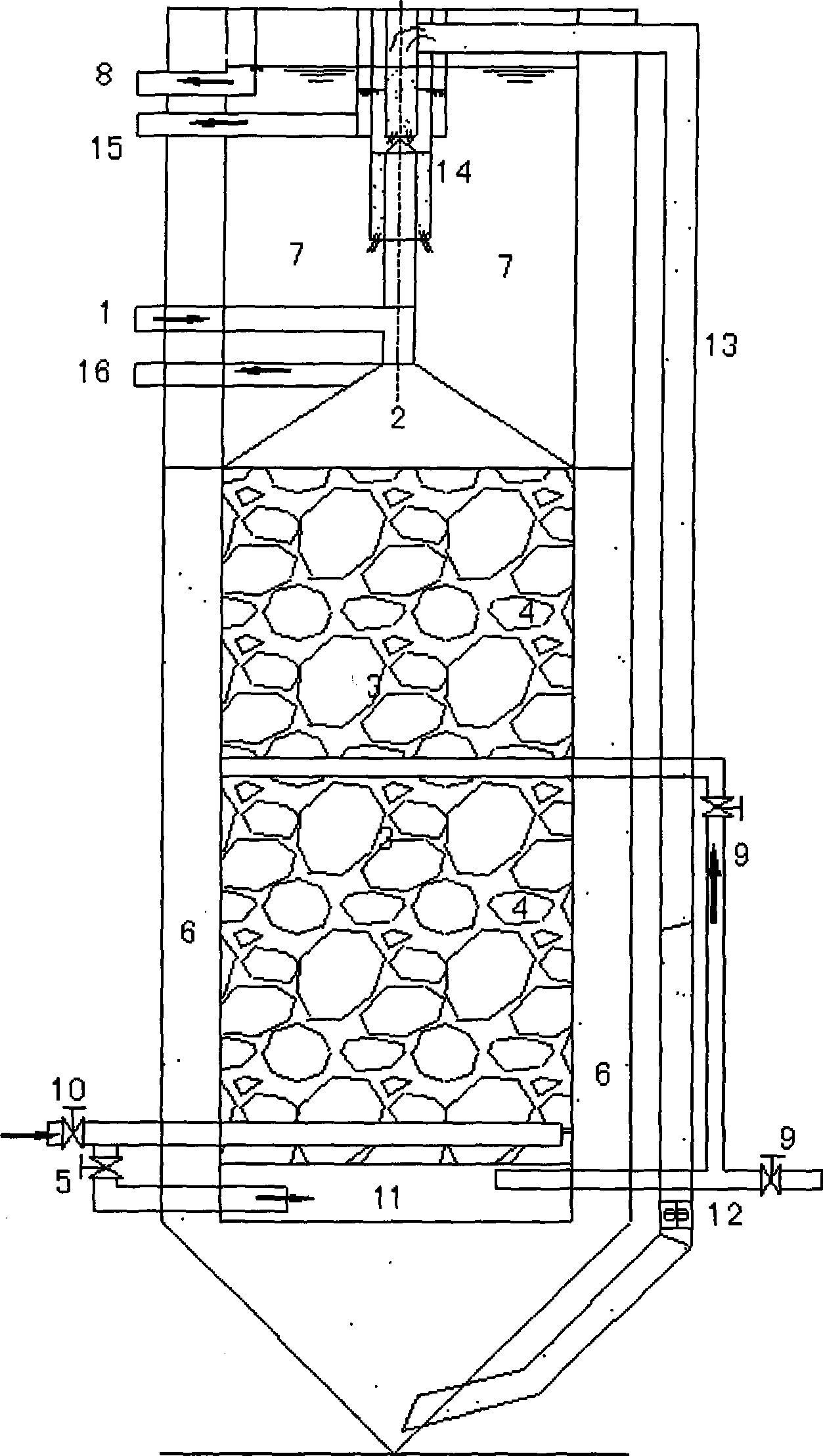 Apparatus for and method for filtering, treating and recycling seprobia