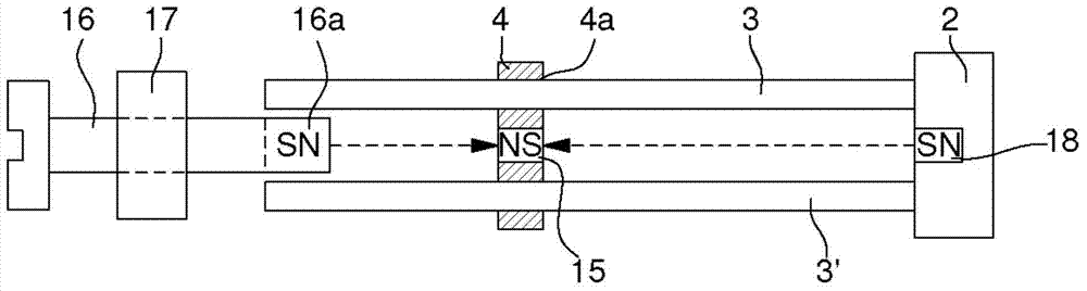 Striking mechanism provided with a means of selecting the mode of vibration of a gong