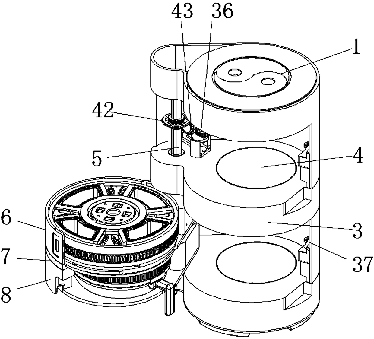 Full-automatic cooking machine