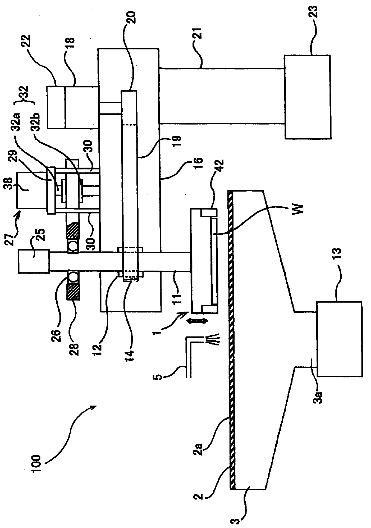 Grinding method and grinding device