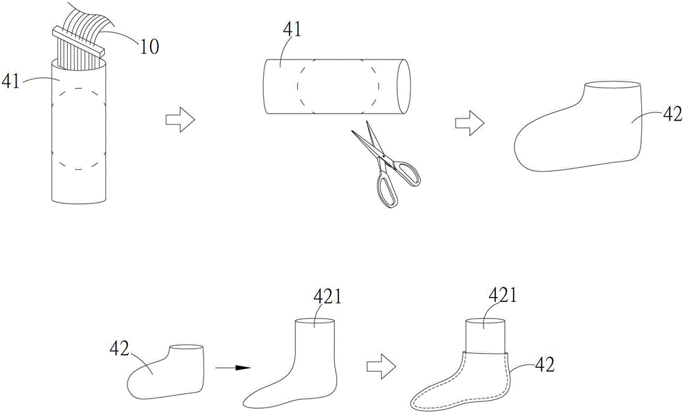 Weaving method of three-dimensional shoe upper