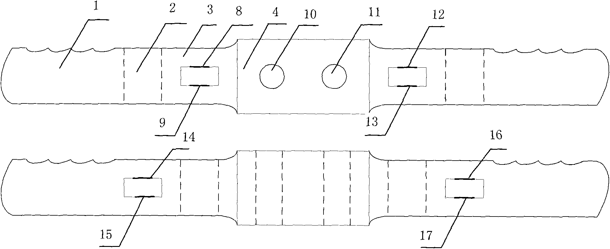 Airplane steering wheel multi-axis force measurement component and measurement method thereof