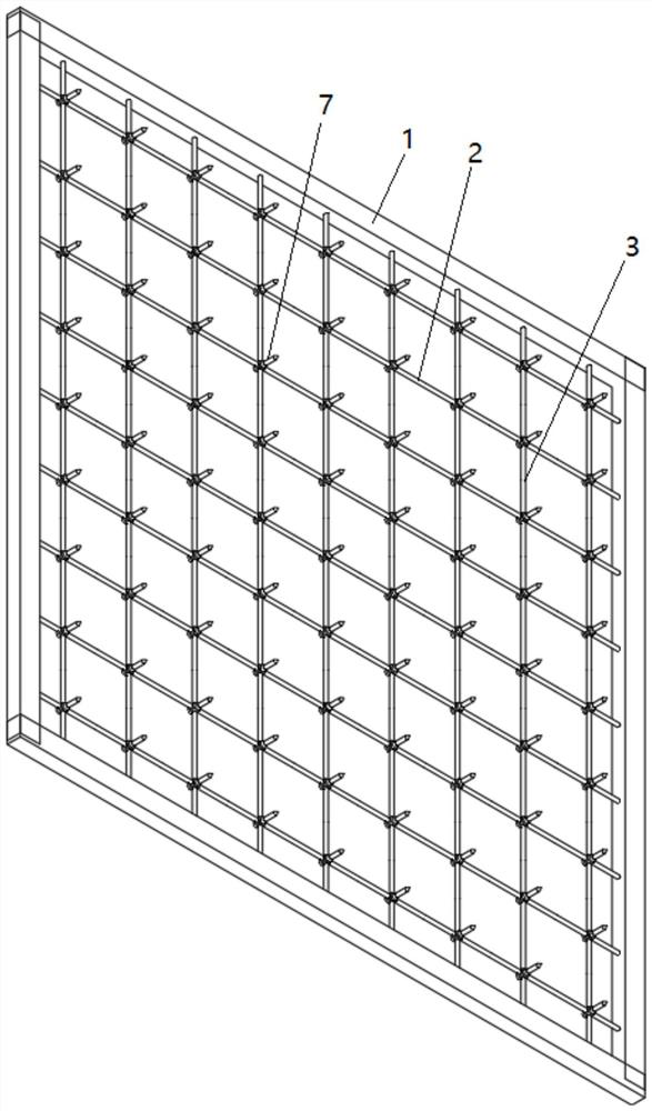 Protective isolation fence and processing method thereof