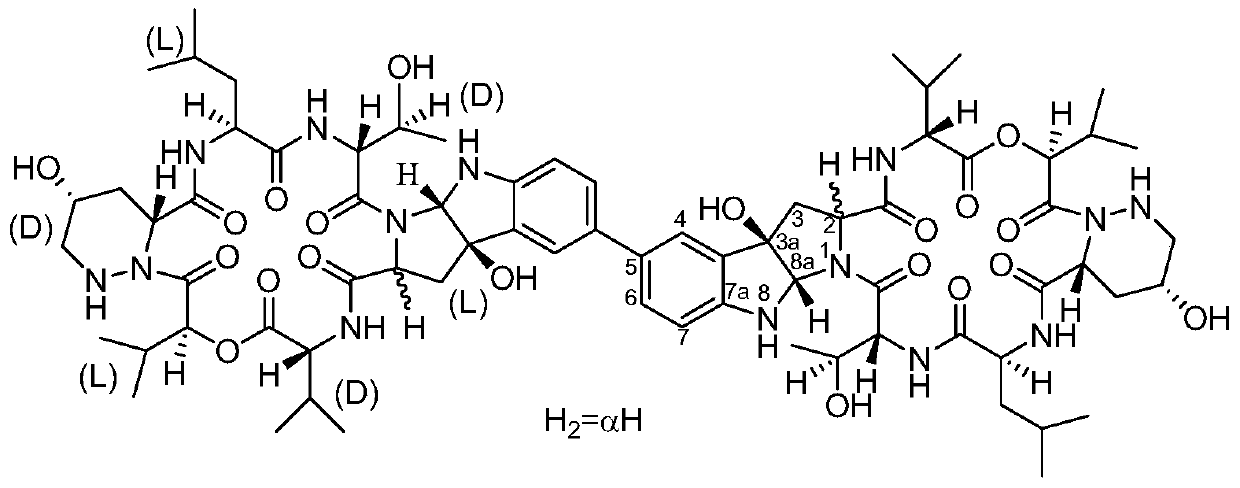 High-yield strain and construction method of cyclic lipopeptide antibiotics hemastatin