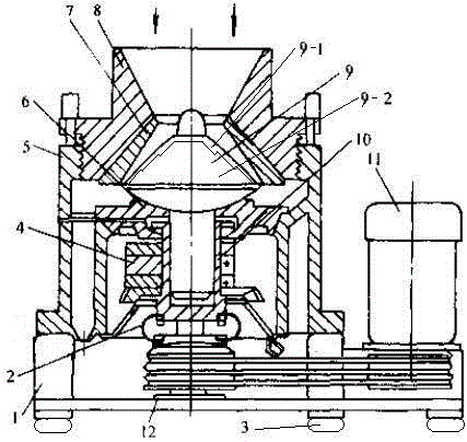 Control system of inertial cone crusher