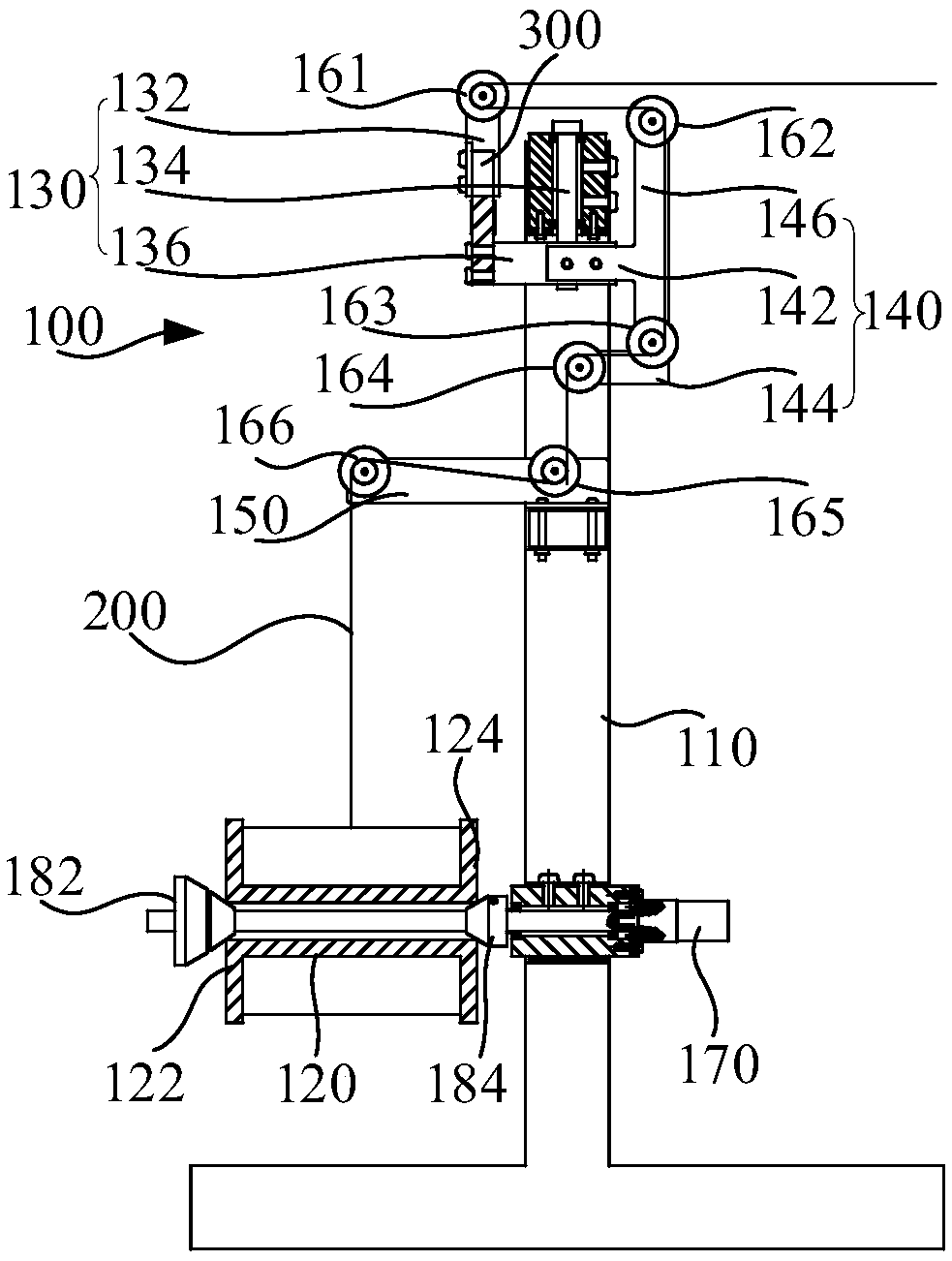 Dereeler, wire stranding system, and wire tension control method