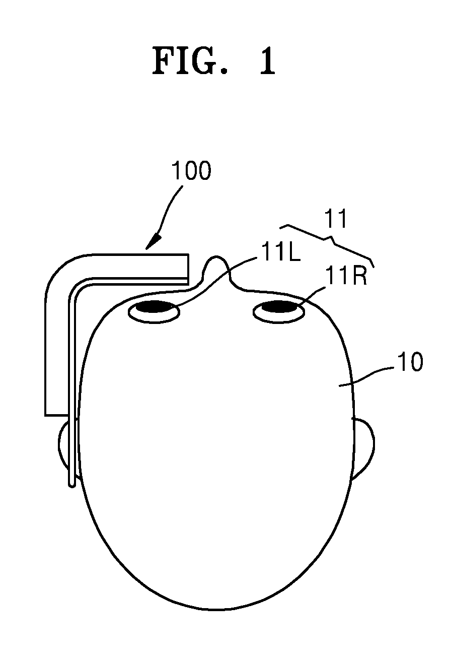 See-through holographic display apparatus
