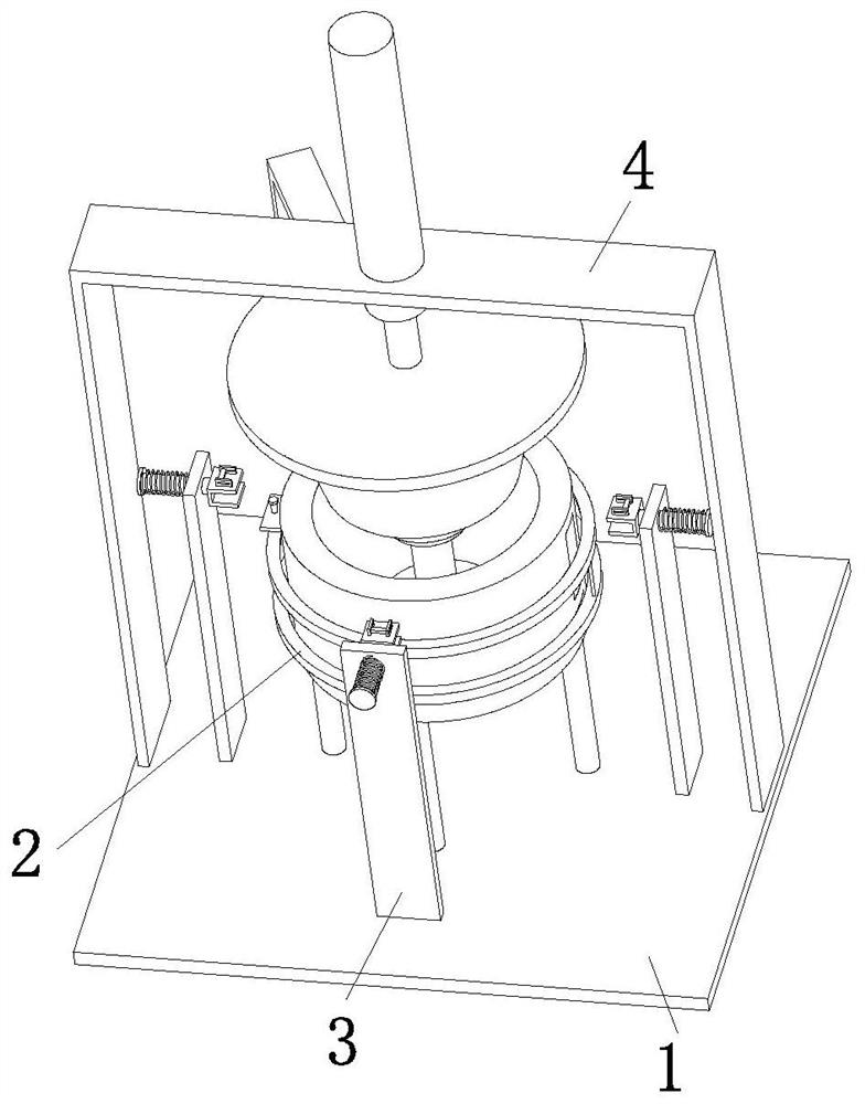 Punch forming machine for metal mesh enclosure of range hood
