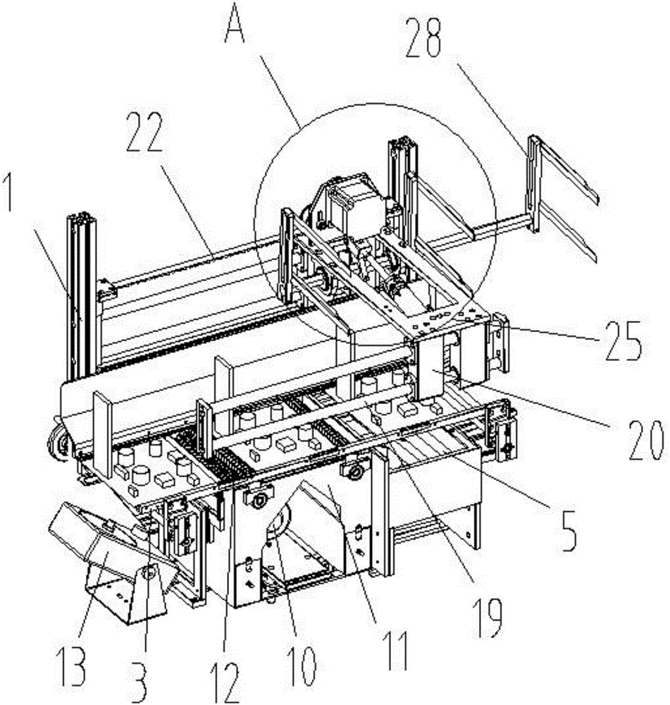 PCB washing mechanism capable of realizing automatic taking and transferring