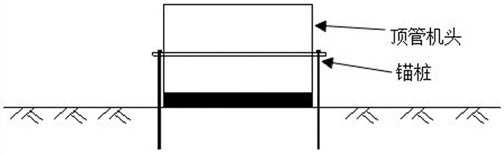 Construction method for spliced cylindrical structure utilizing pipe jacking machine head for excavation