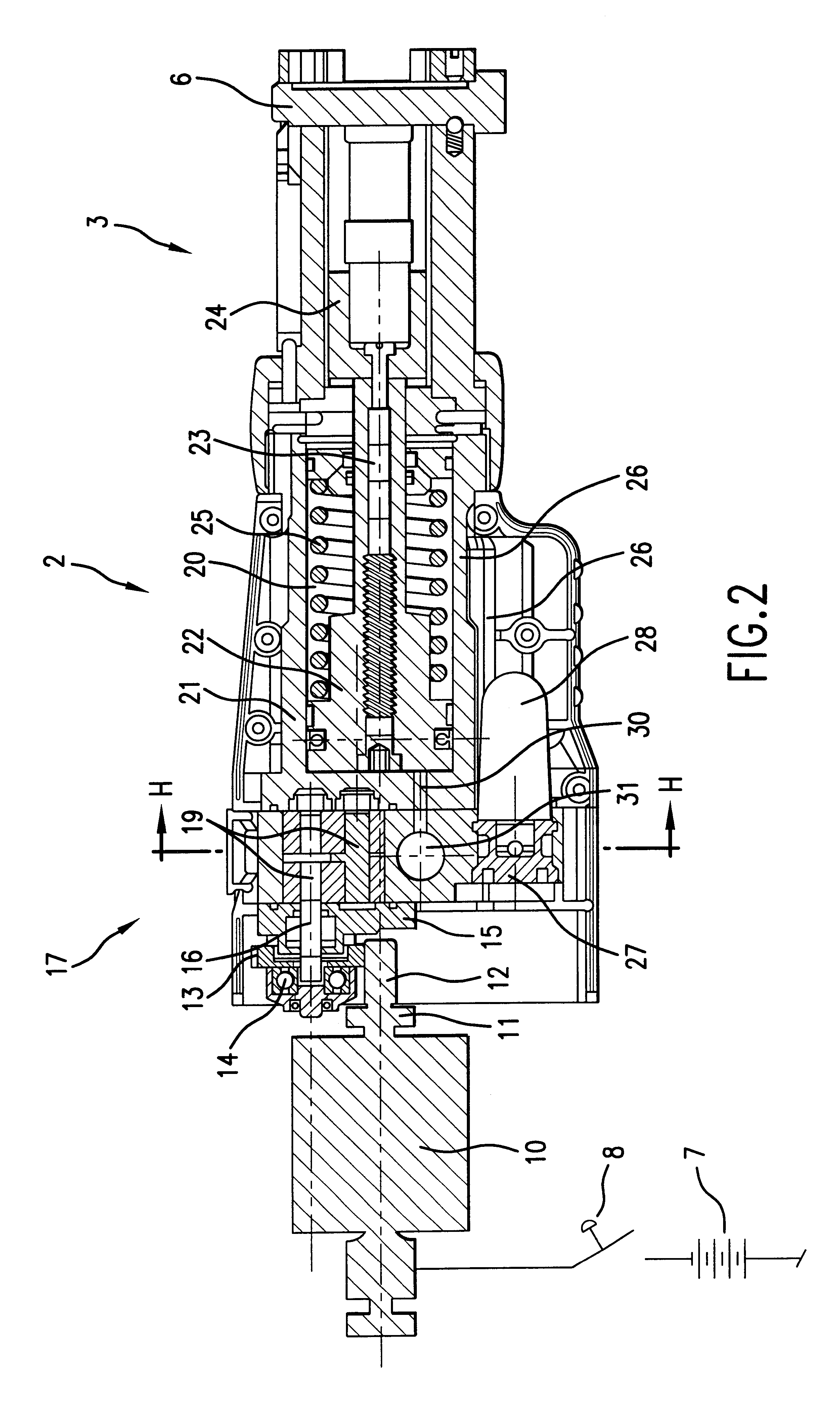 Pressing tool for pressing coupling elements