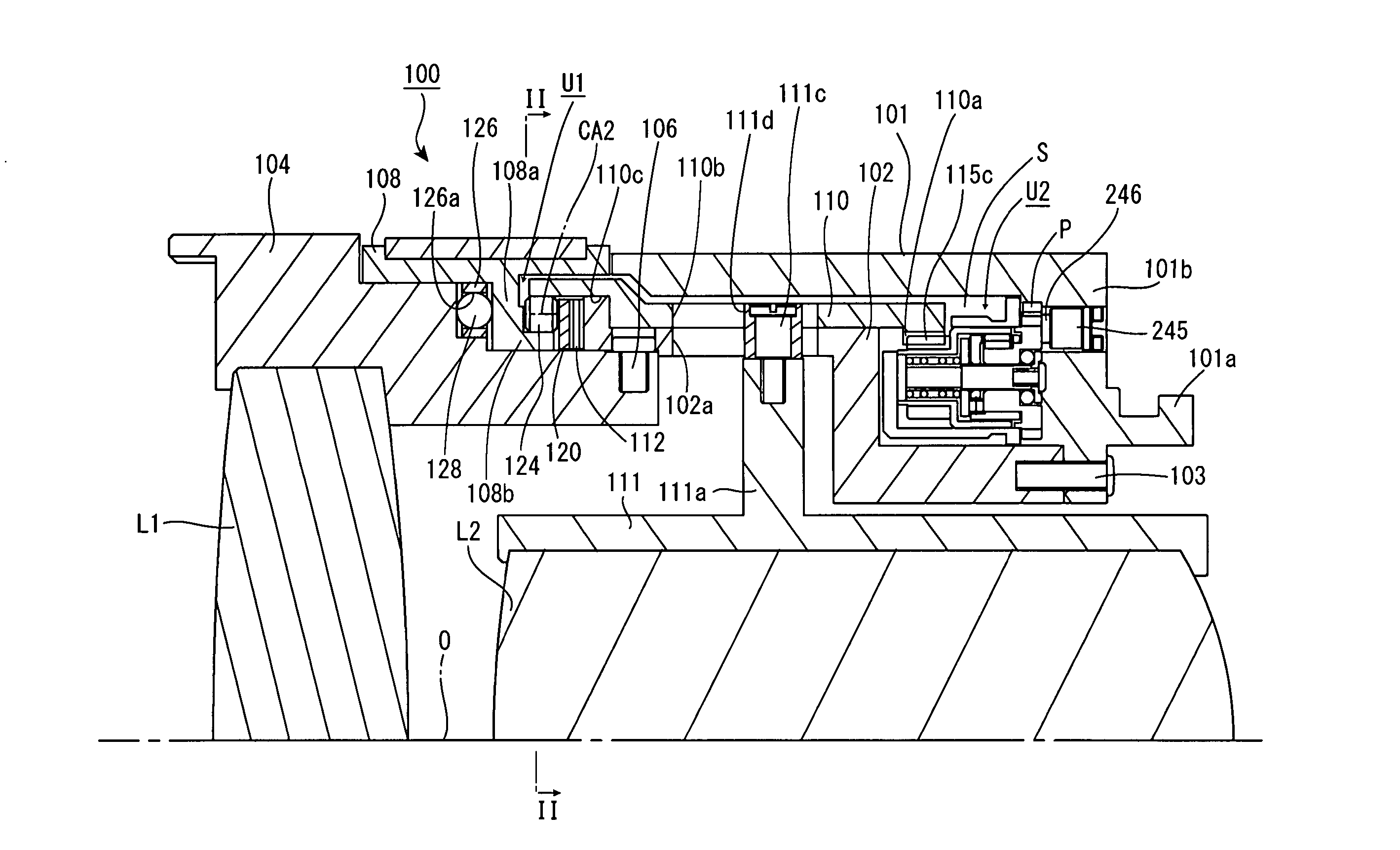 Camera system incorporating a seamless lens-drive switching mechanism