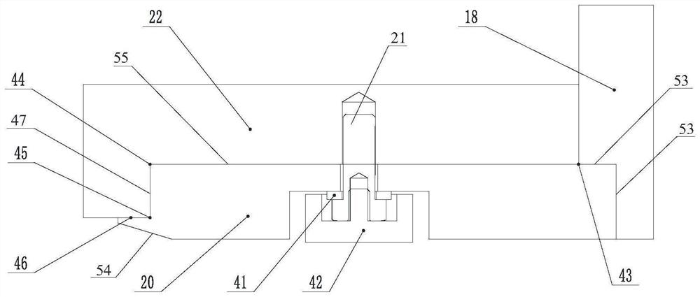 Thin film deposition device and gas distribution mechanism thereof