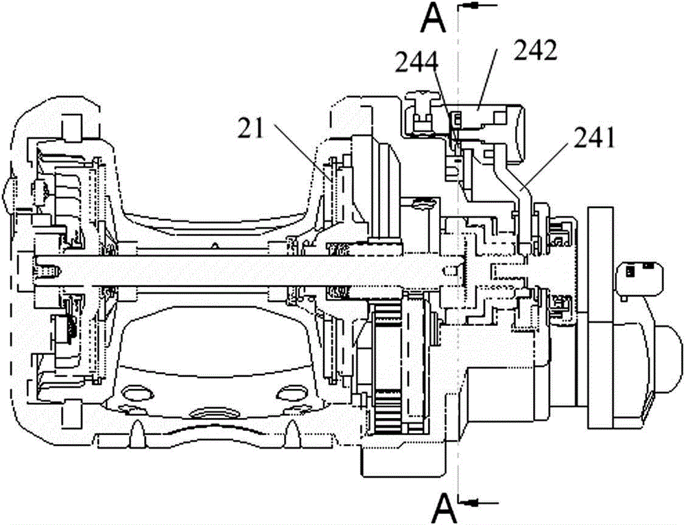 Fishing reel brake wrench ticking mechanism