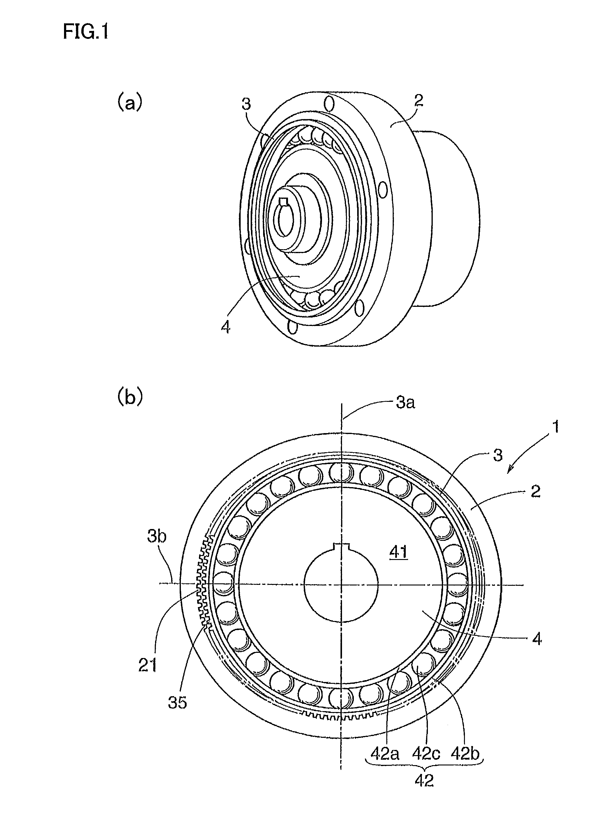 Wave gear device