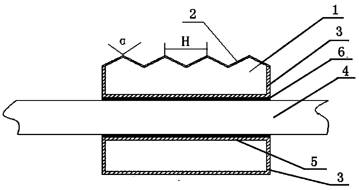 Micro light-condensing photovoltaic welding ribbon and preparation process thereof