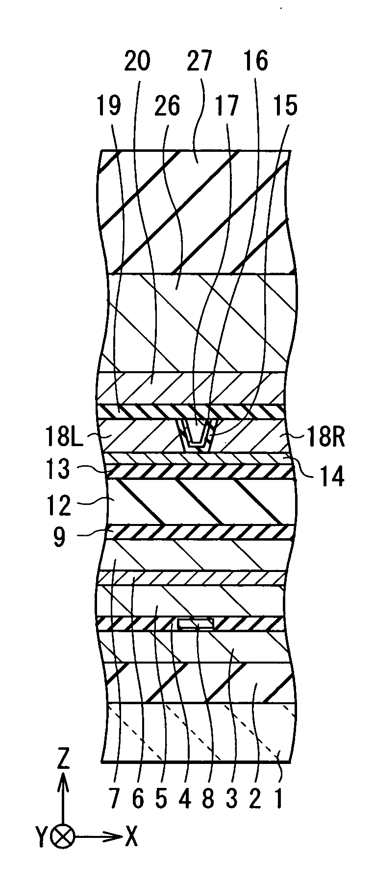 Perpendicular magnetic write head, method of manufacturing the same, and magnetic recording apparatus