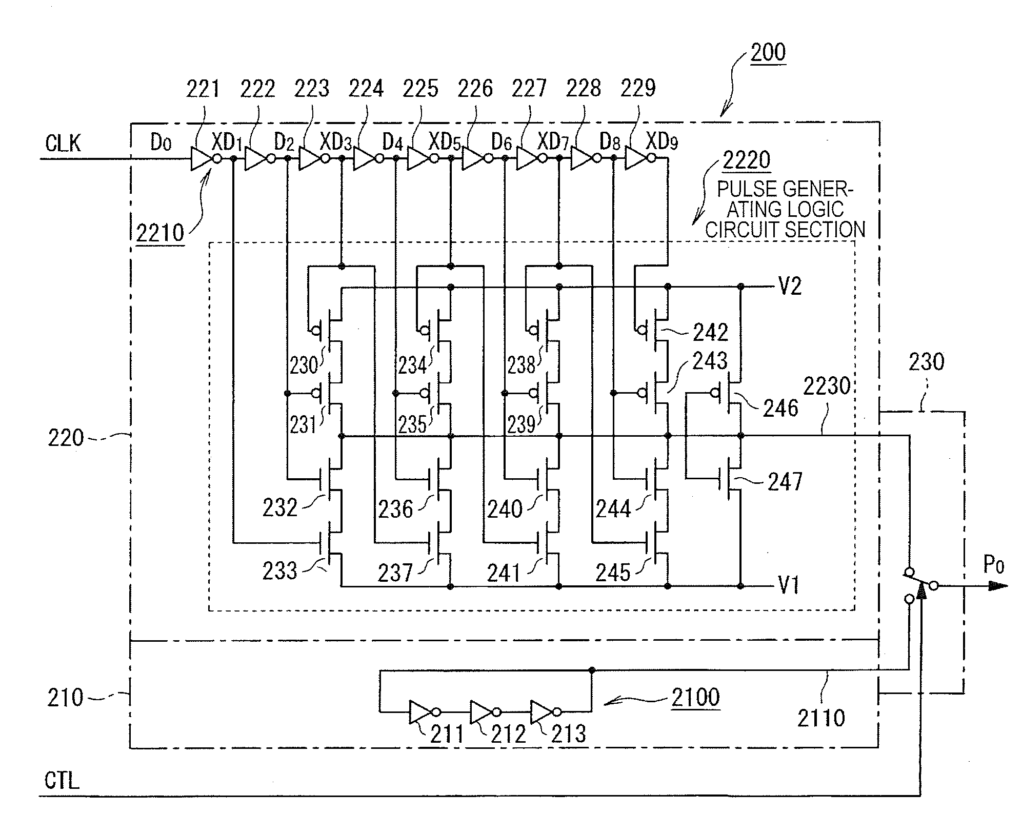 Template pulse generating circuit, communication device, and communication method
