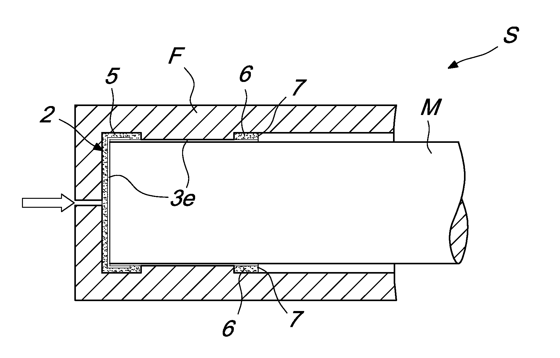 Barrier-type container made of plastics