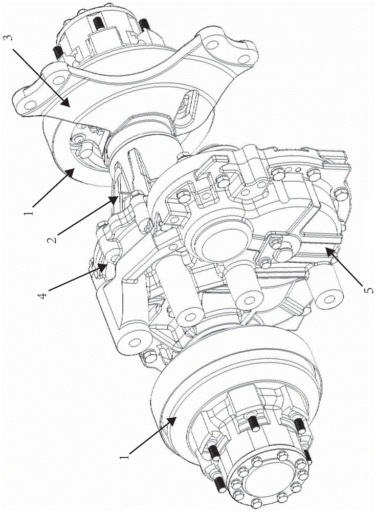 Electric forklift, axle box and its gearbox cover